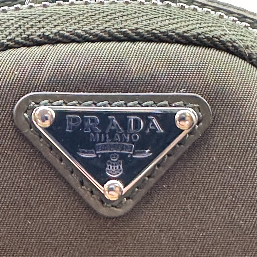 PRADA Monolith Leather Nylon Lug Sole Combat Hiking Boots Zip Pouch - Picture 10 of 15